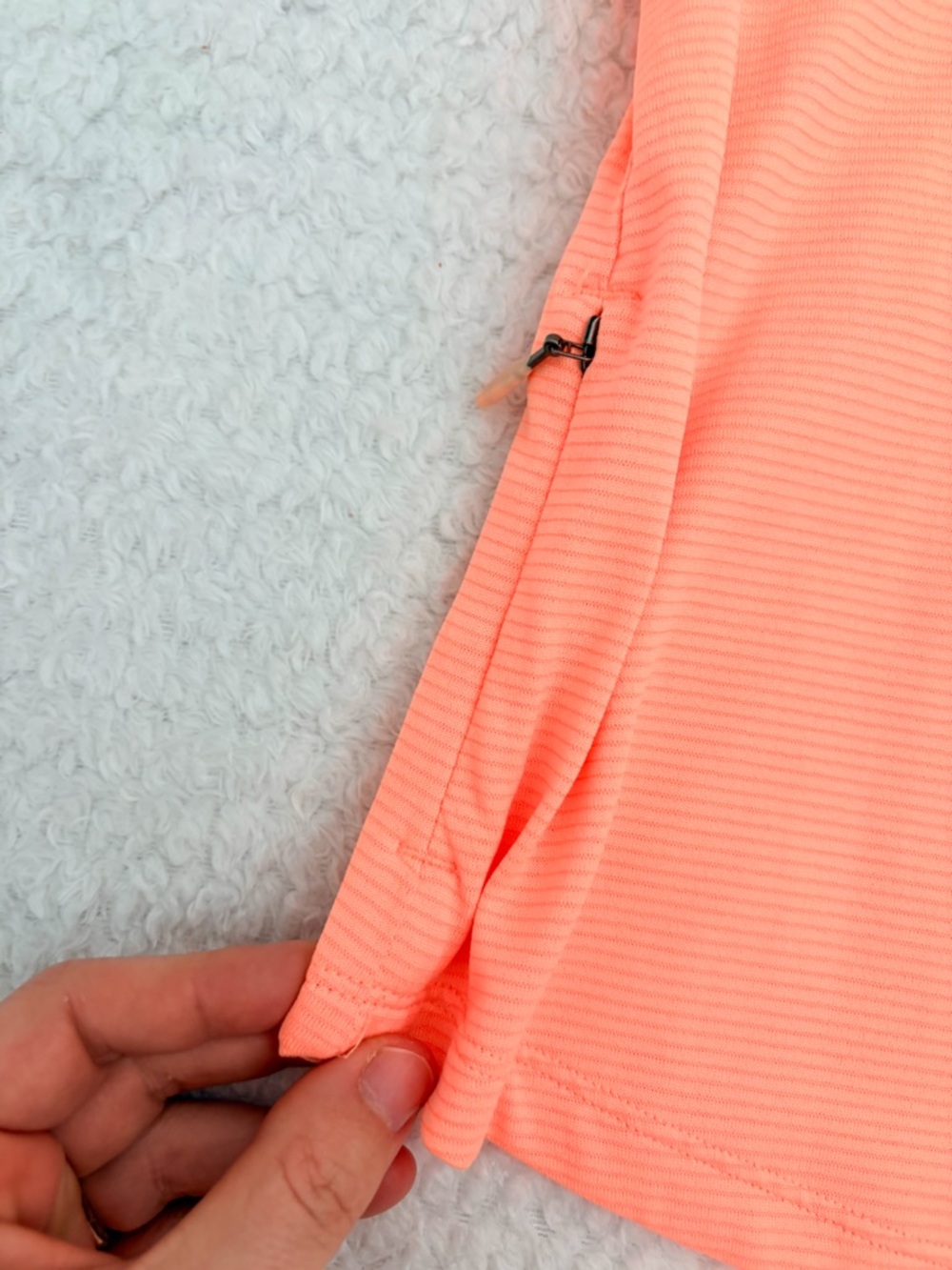 Under Armour Women’s Running Top Neon Orange XL High Visibility Reflective logos - Picture 7 of 7
